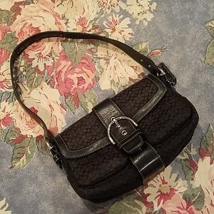 Coach Monogram Leather Bag